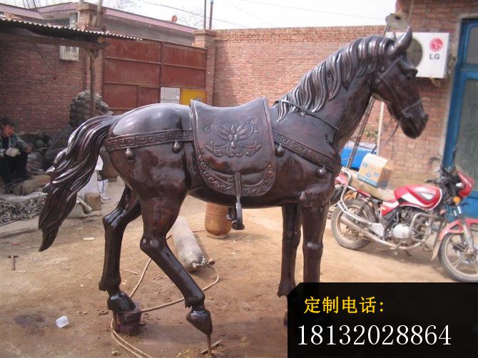 小马铜雕广场公园动物雕塑 (2)_670*502