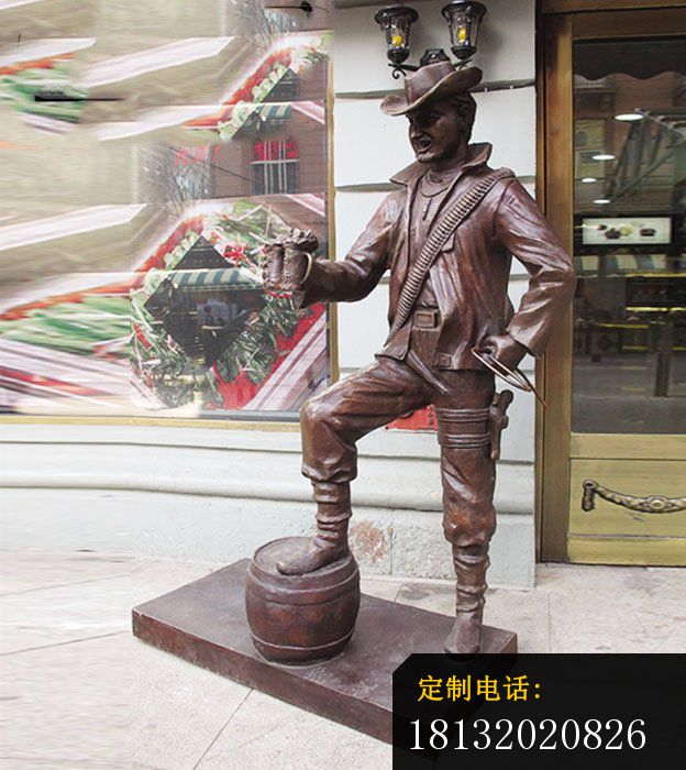 牛仔铜雕西方人物铜雕_624*700