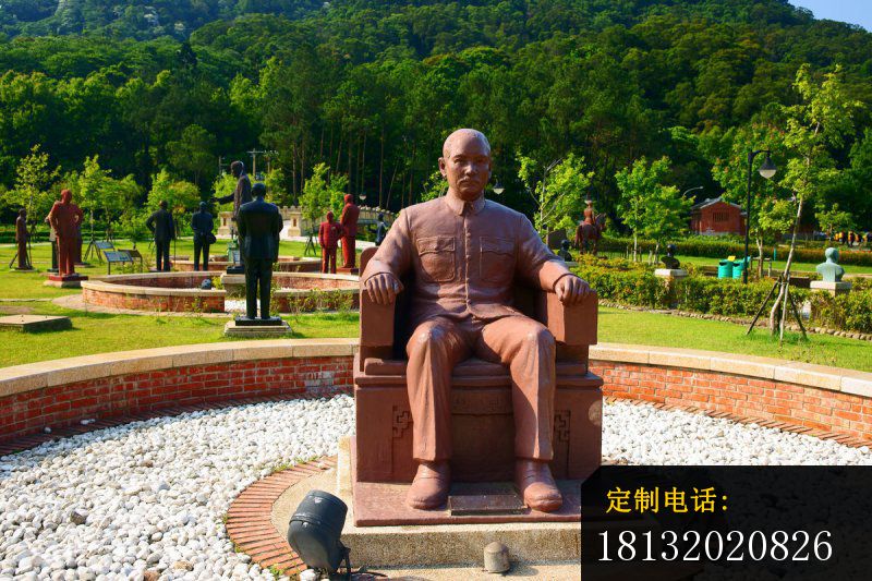 孙中山铜雕，近代名人铜雕_800*533