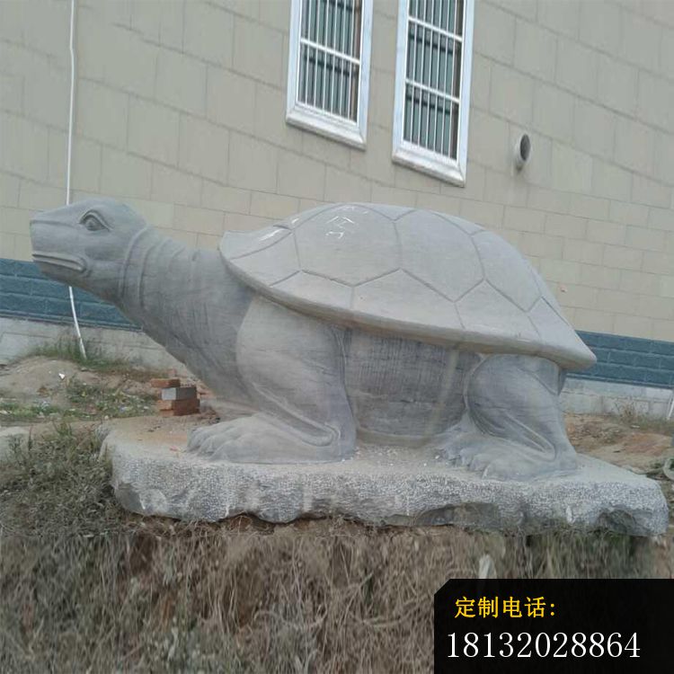 大理石乌龟雕塑，公园动物石雕_750*750