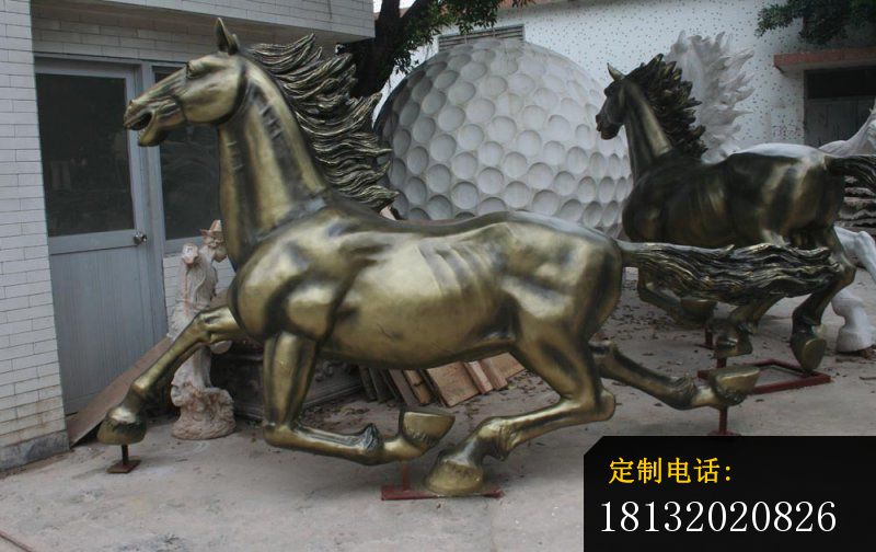 铜雕奔马，广场动物铜雕 (4)_800*504