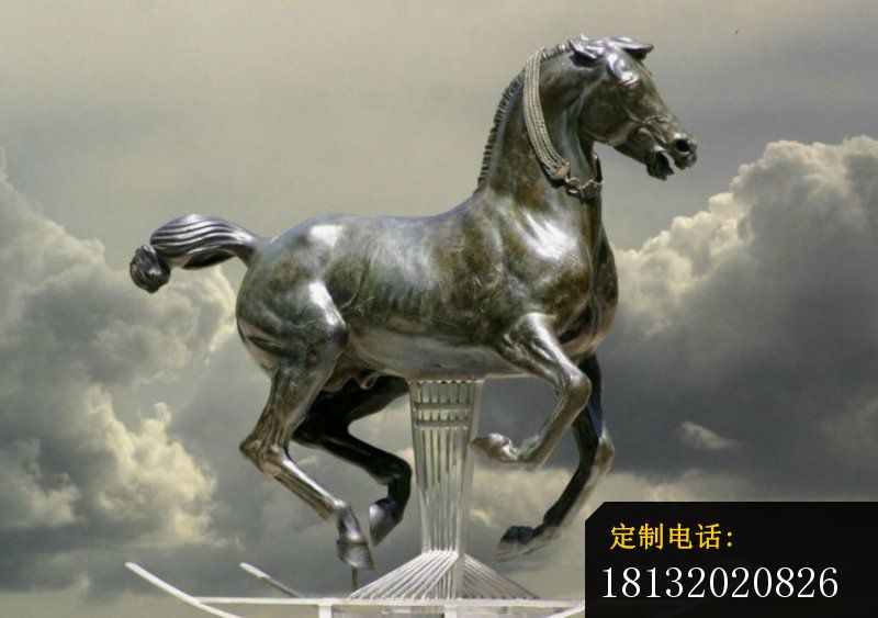 铜雕奔马，广场景观铜雕_800*563