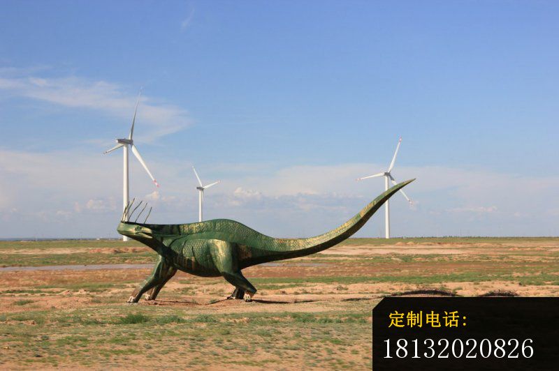 铜雕恐龙，公园动物铜雕 (5)_800*532