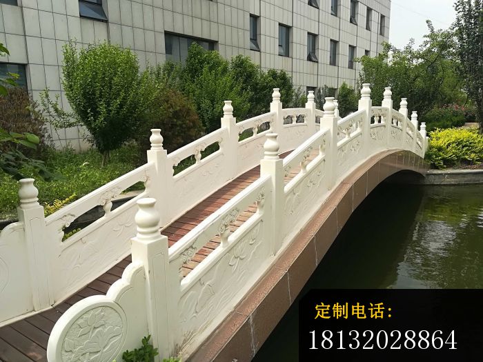 汉白玉小桥石雕公园石拱桥 (5)_700*525