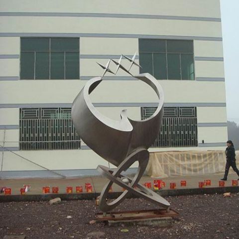 上海校园不锈钢明日之星雕塑