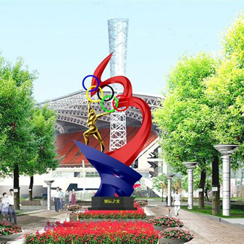 奥运五环雕塑