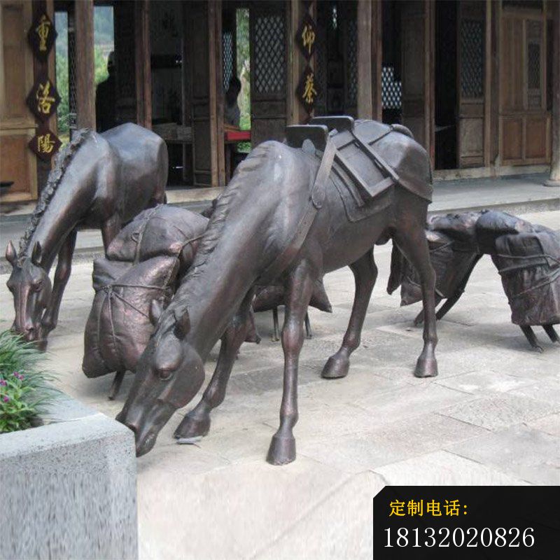 拖行李的马铜雕 动物铜雕_800*800