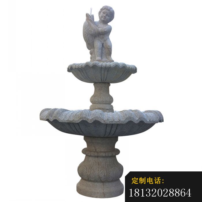 西方小天使喷泉，小区欧式喷泉石雕 (3)_700*700