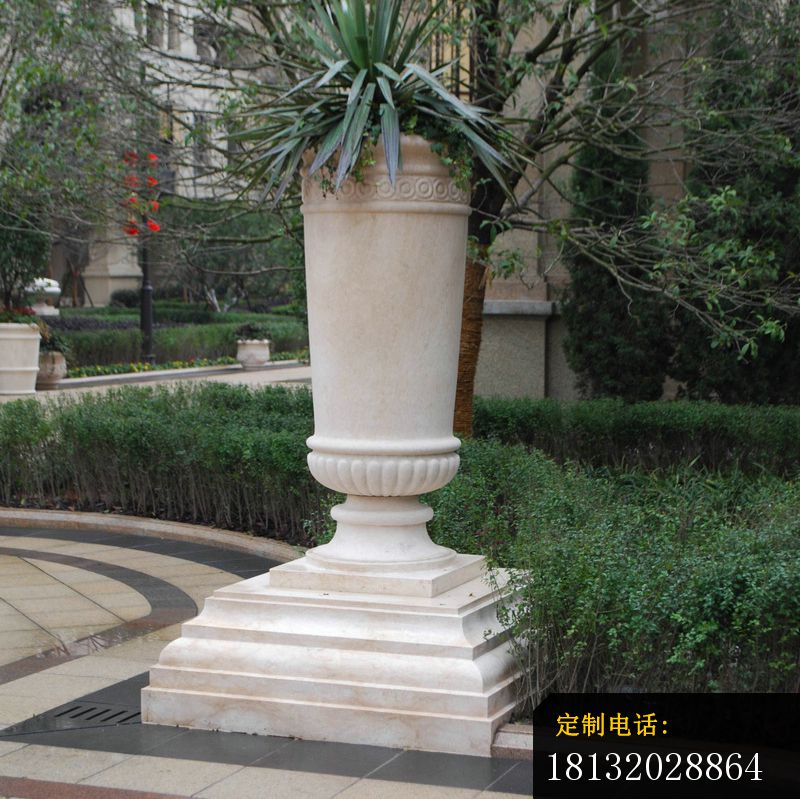 别墅景观石雕大理石花盆 (1)_800*799