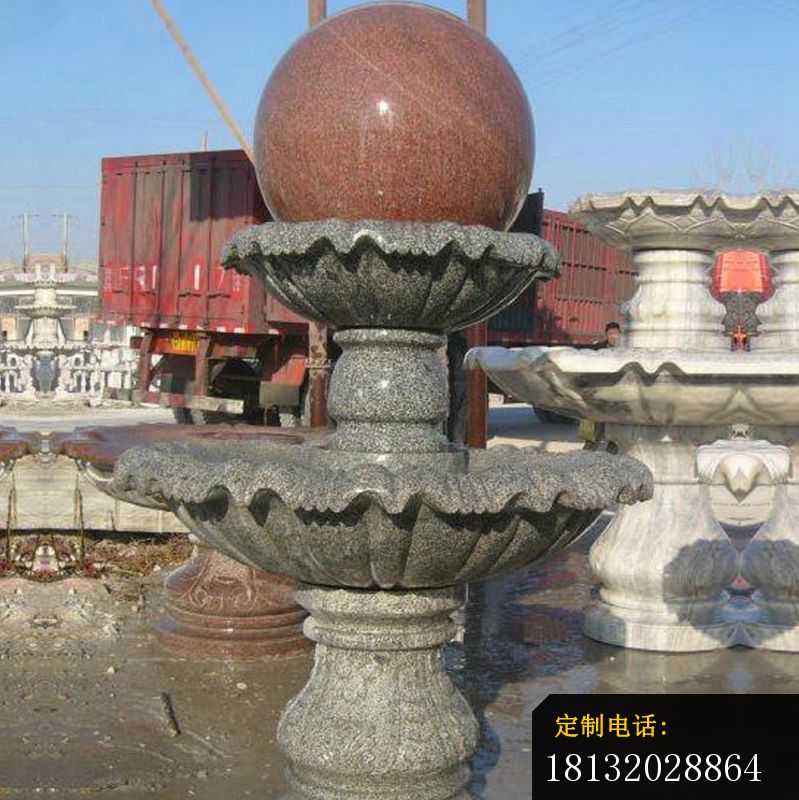 财源滚滚石雕风水球喷泉雕塑 (1)_799*800