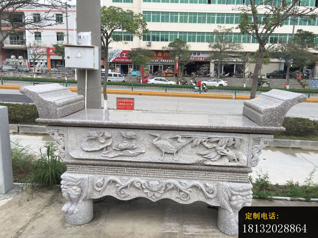 大理石案几公园景观雕塑_1066*799