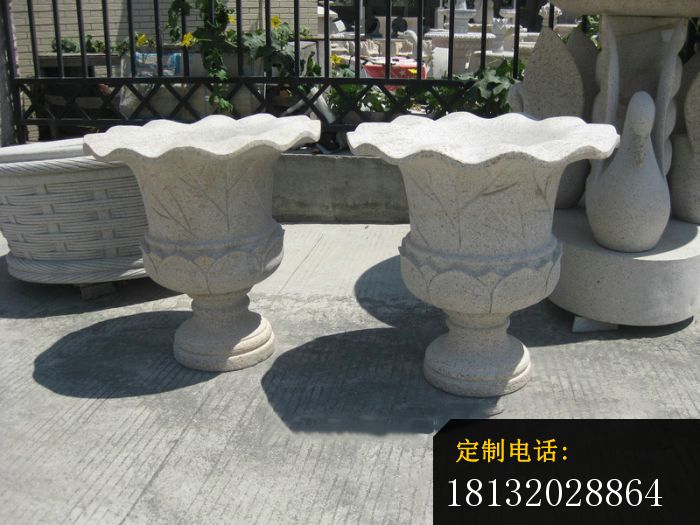 大理石花盆公园景观雕塑 (1)_700*525
