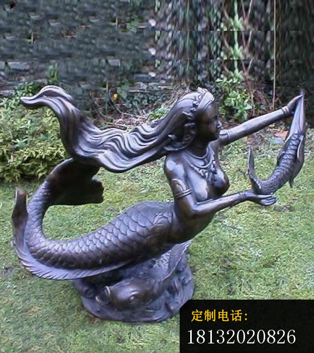 美人鱼铜雕公园景观铜雕_624*700