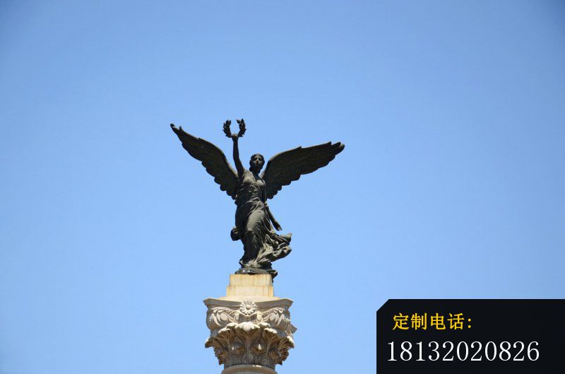 和平女神铜雕，广场景观石雕_800*529