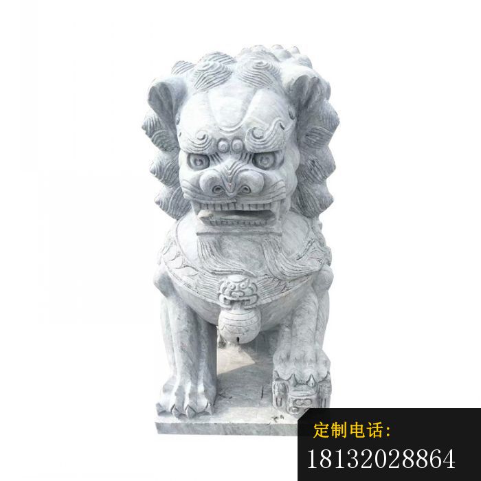大理石狮子企业景观雕塑 (2)_700*700