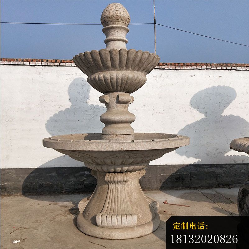 大理石多层喷泉别墅景观石雕 (3)_800*800