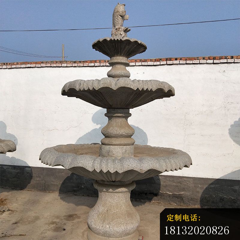 大理石多层喷泉别墅景观石雕 (5)_800*800