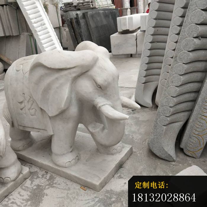 大象石雕公园动物石雕 (5)_700*700