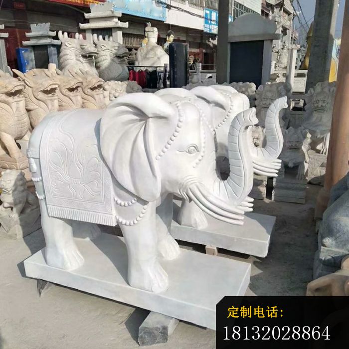 大象石雕公园动物石雕 (6)_700*700