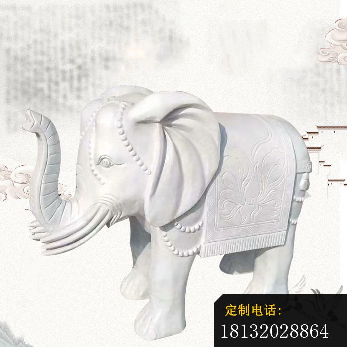 大象石雕公园动物石雕 (3)_696*696