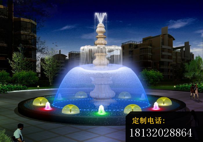 大型喷泉石雕广场景观雕塑 (2)_700*491