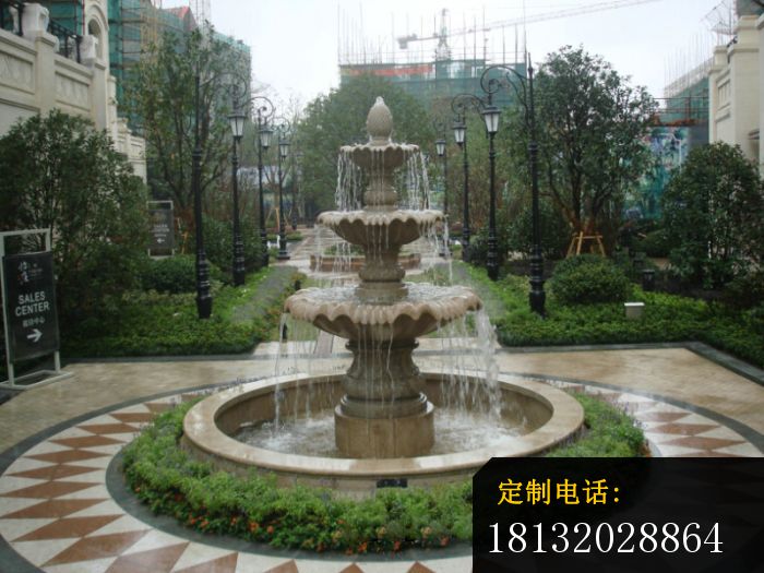 大型喷泉石雕别墅景观雕塑 (4)_700*525