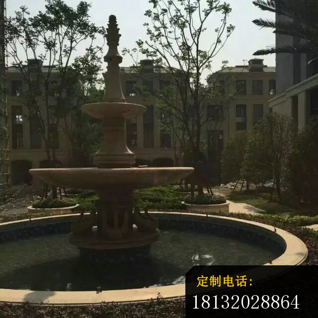 大型喷泉石雕小区景观雕塑 (1)_640*640