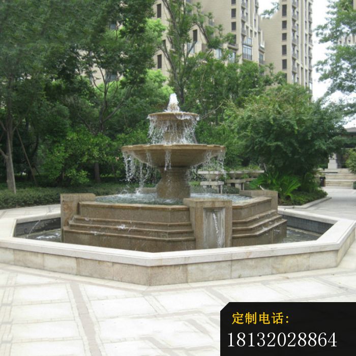 大型喷泉石雕小区景观雕塑 (2)_700*700
