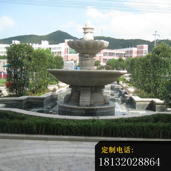 大型喷泉石雕小区景观雕塑 (3)_600*600