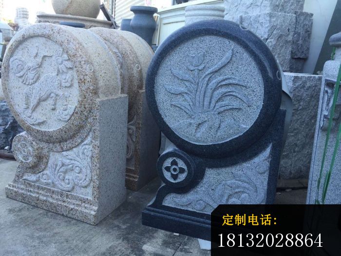 仿古抱鼓石招财石门墩_700*525