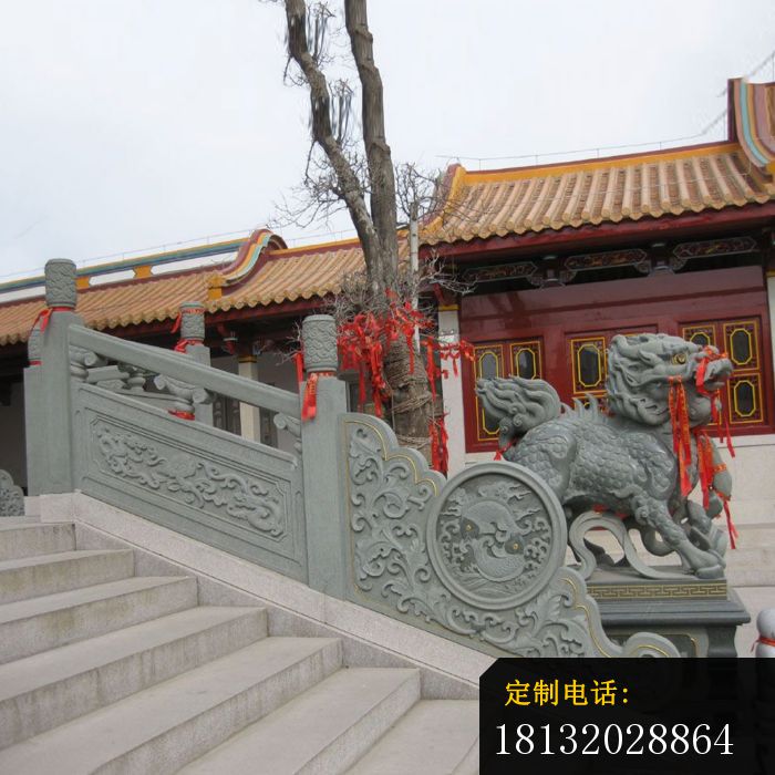 仿古石栏板寺庙景观雕塑_700*700