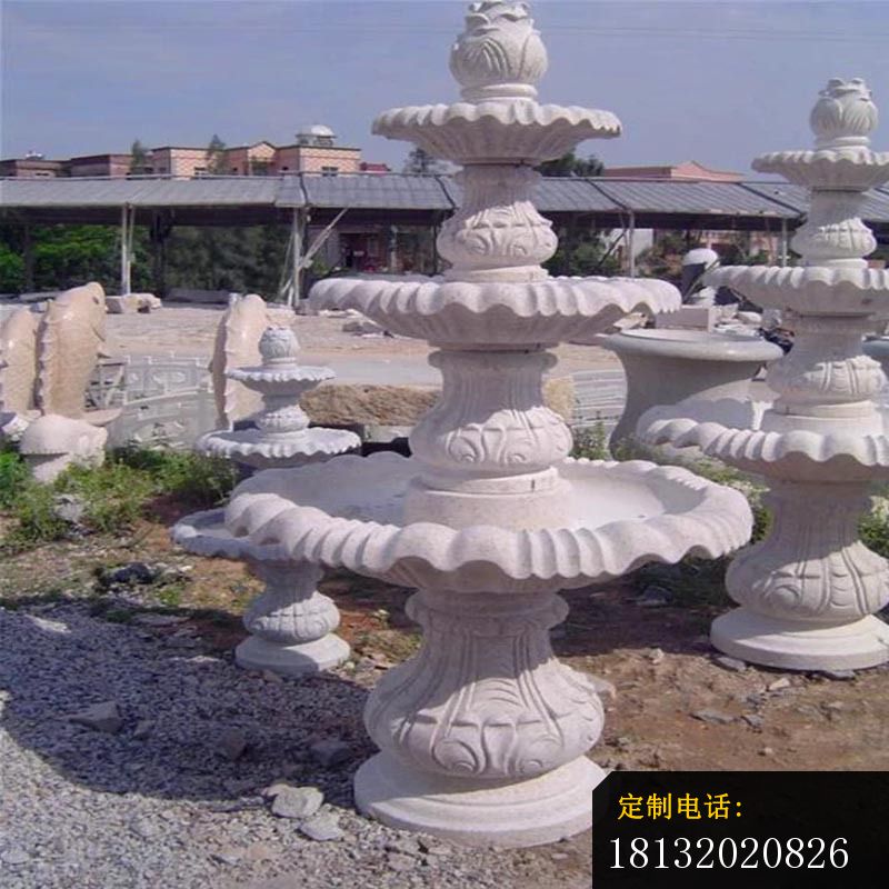 大理石喷泉多层喷泉石雕 (4)_800*800
