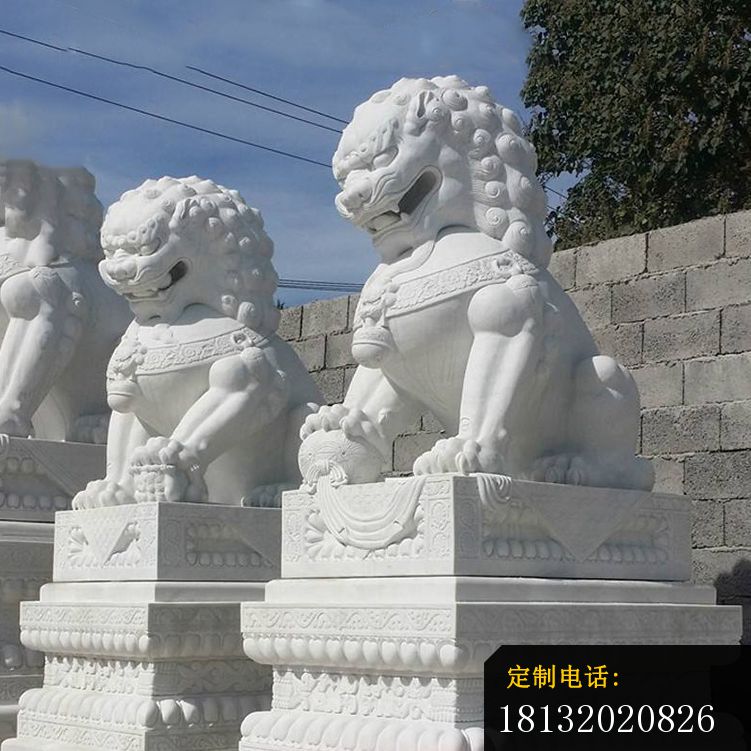 大理石狮子北京狮子石雕 (3)_751*751