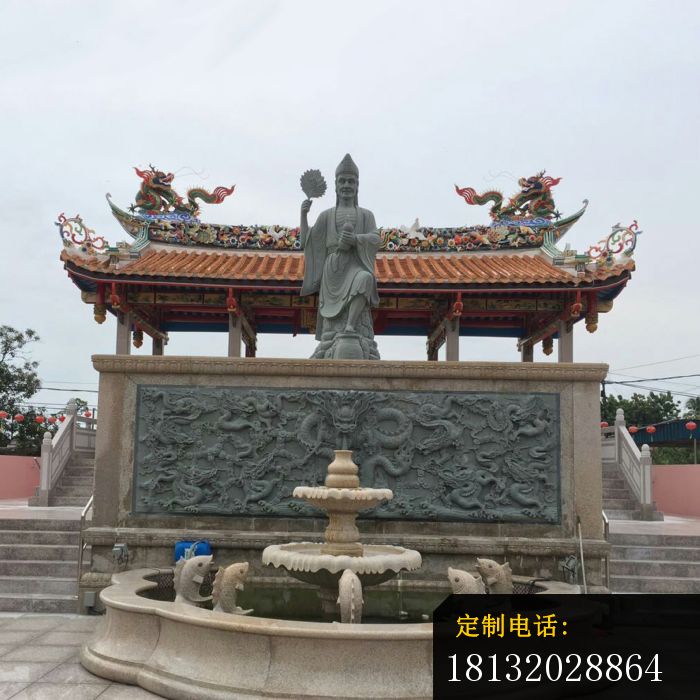 济公石雕寺庙景观雕塑_700*700