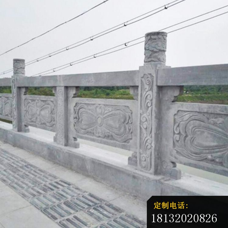 仿古石栏板公园景观雕塑_750*750