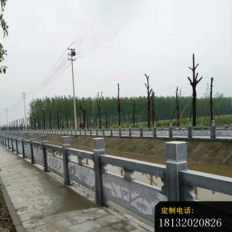 仿古石栏板护城河石栏板 (5)_800*800
