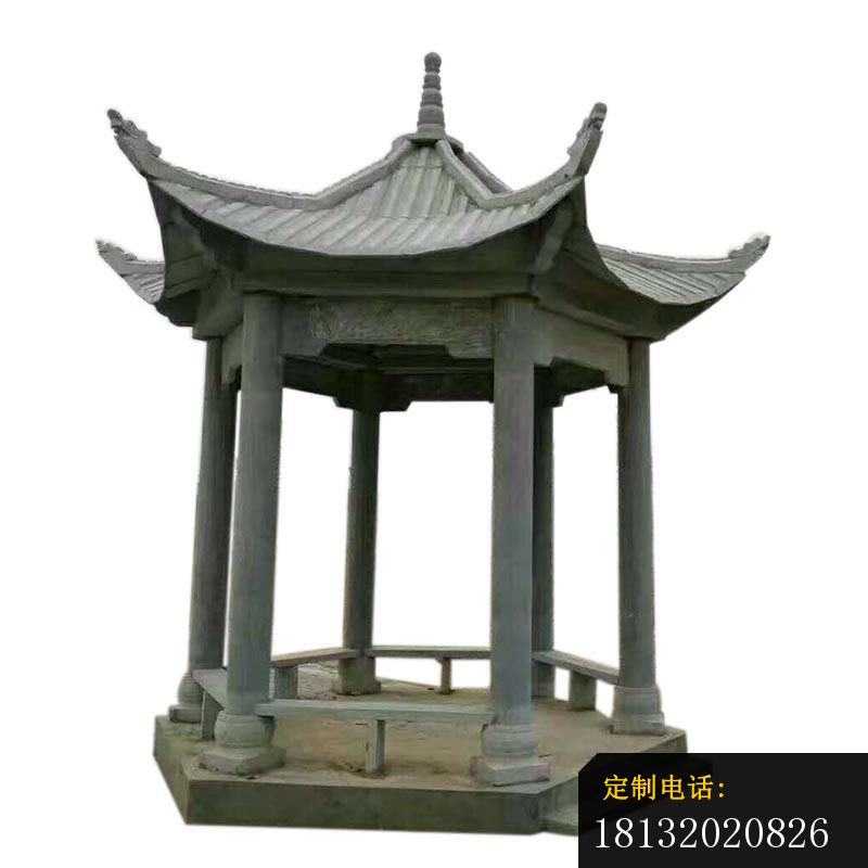 仿古石凉亭六角凉亭石雕 (2)_800*800