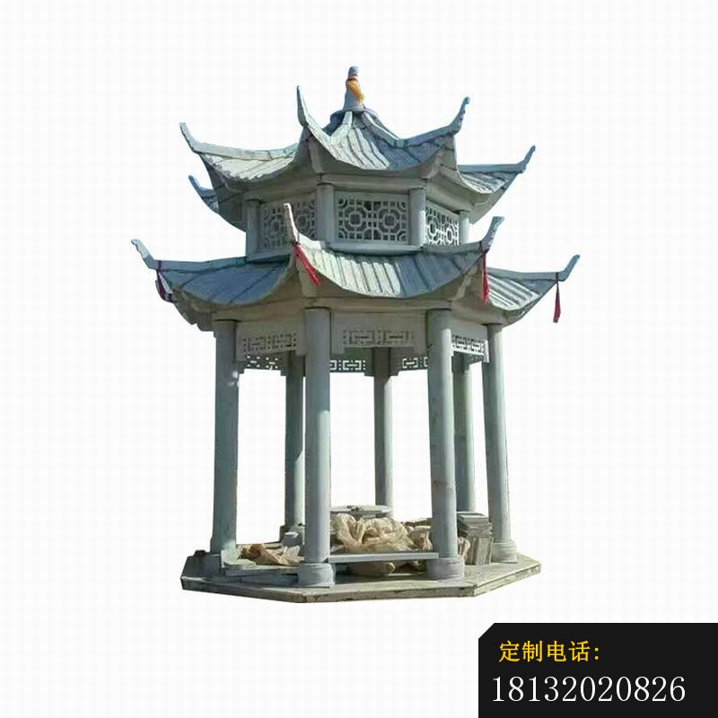 仿古石凉亭双层石凉亭_800*800