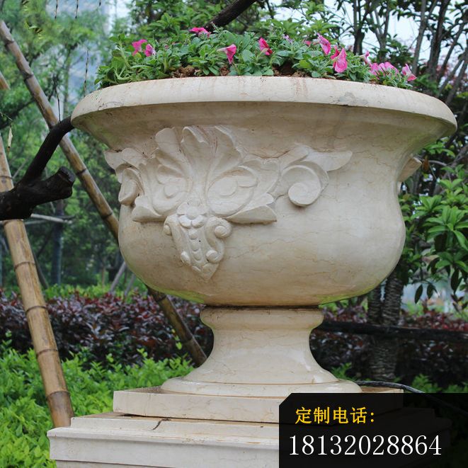 欧式花盆石雕园林景观石雕_661*661