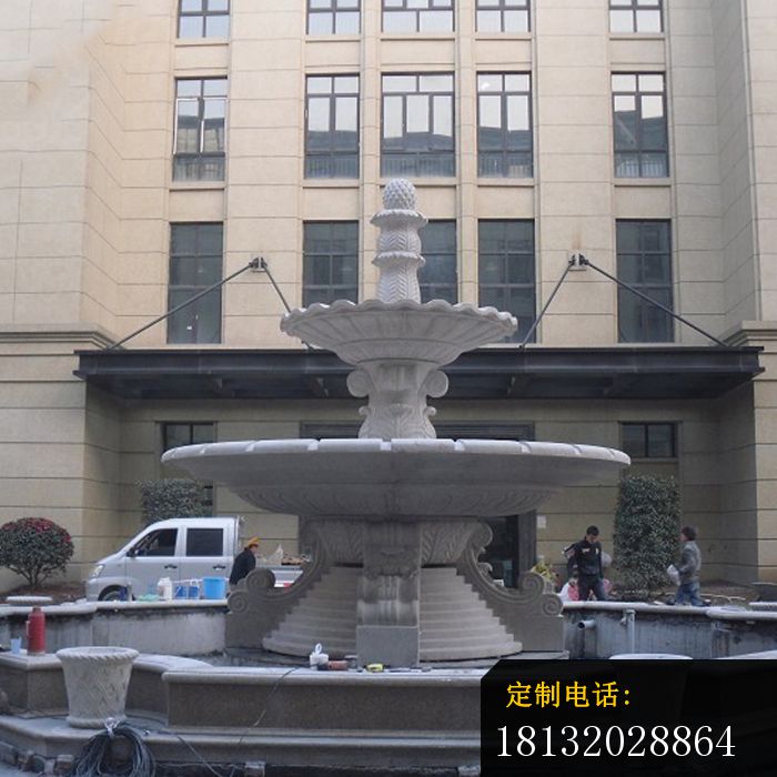 欧式喷泉石雕别墅景观雕塑 (12)_700*700