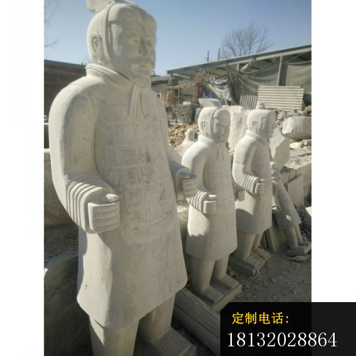 秦兵马俑石雕古代人物雕塑 (4)_700*700