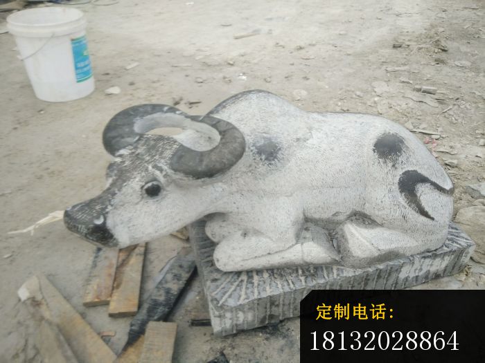 孺子牛石雕公园景观雕塑 (1)_700*525