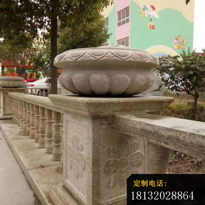 砂岩花盆雕塑公园景观石雕_700*700