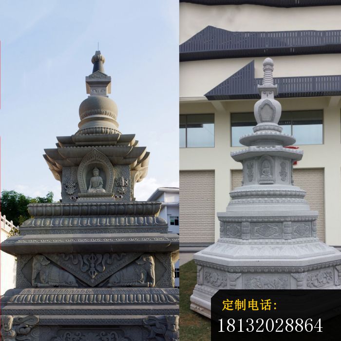 舍利塔石雕寺庙景观雕塑 (1)_700*700