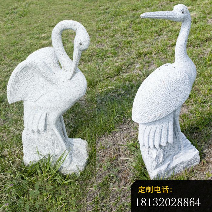 仙鹤石雕公园动物雕塑_700*700
