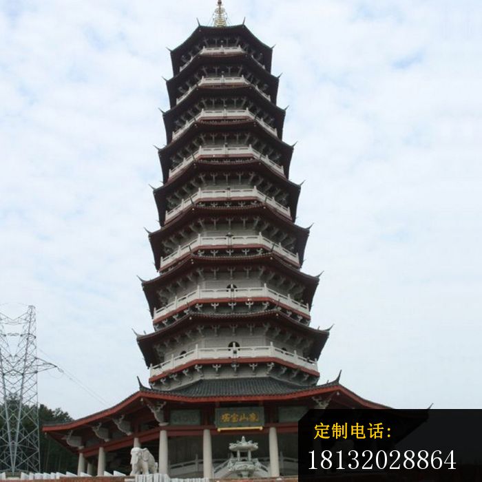 象山宝塔石雕多层宝塔雕塑_700*700