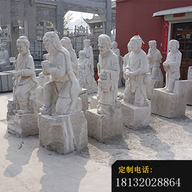 24孝人物石雕古代人物雕塑（1）_637*637
