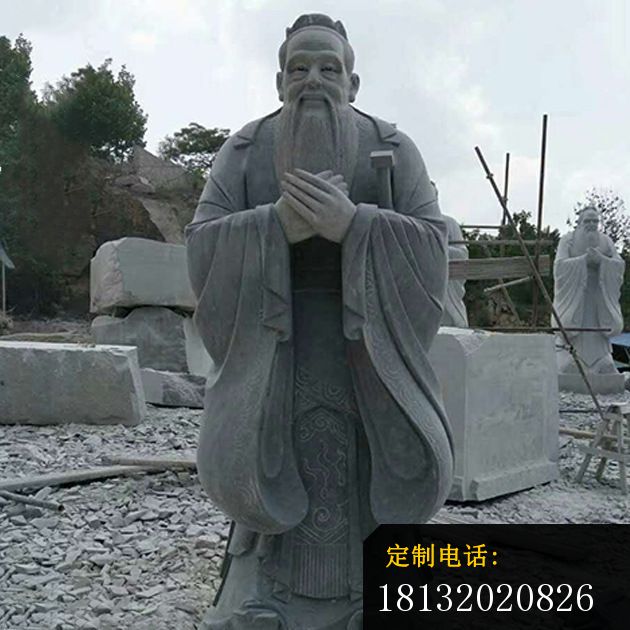 孔子石雕校园人物雕塑_630*630