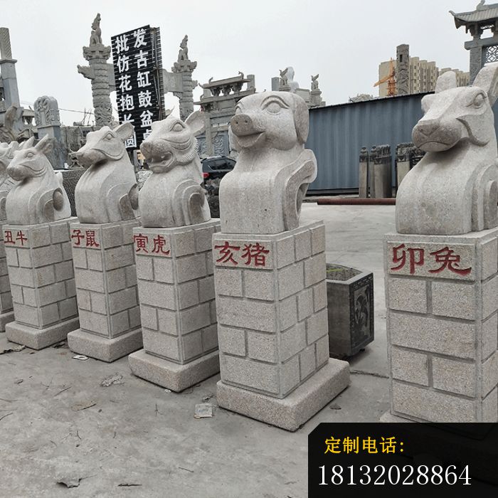 大理石12生肖公园景观石雕 (3)_700*700