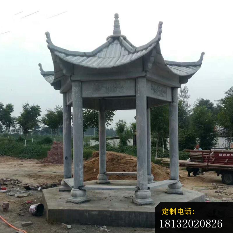 六角凉亭石雕园林景观石雕 (1)_800*800